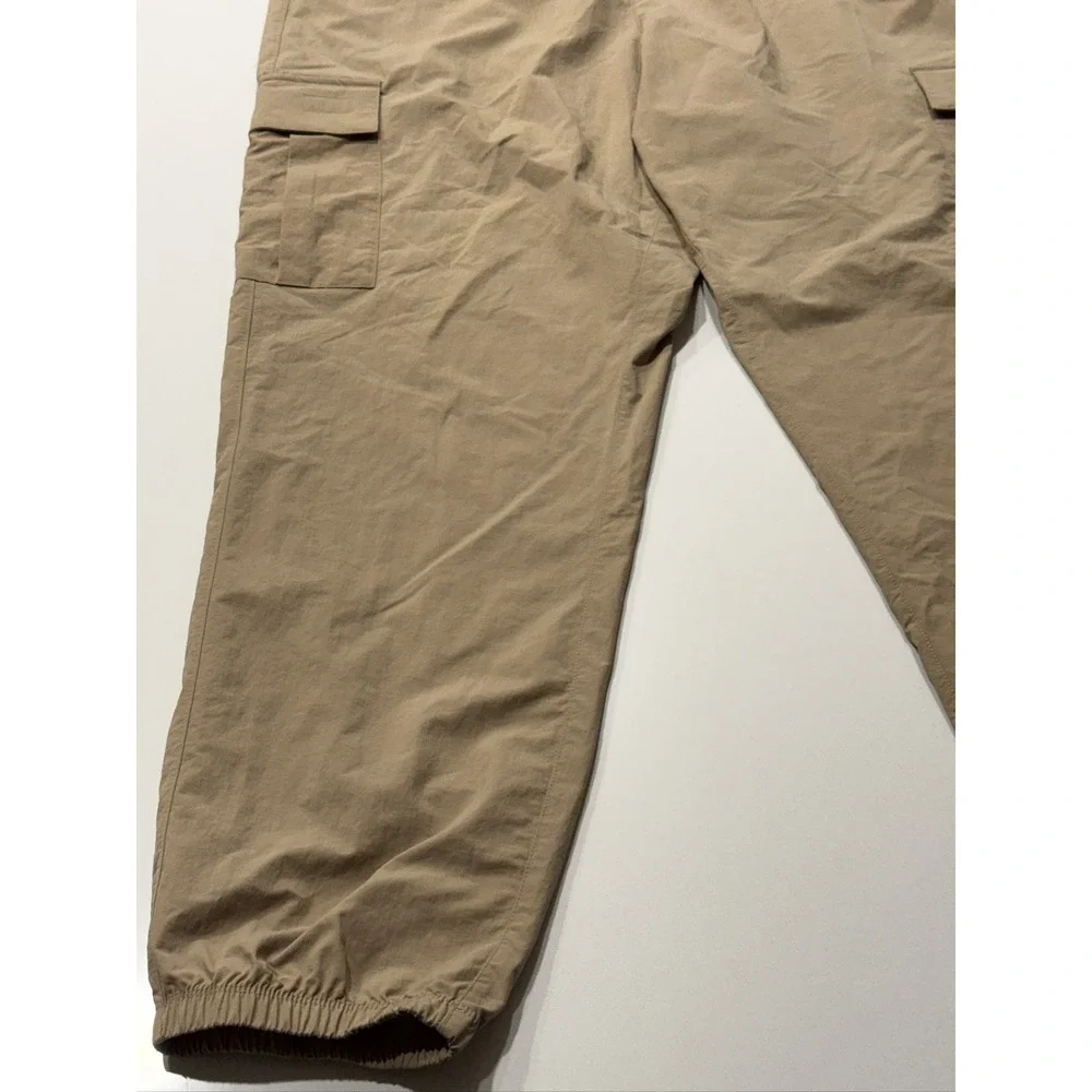 Nike Club Woven Cargo Pants HJ1990-297 Men's L Beige Lightweight Tapered
